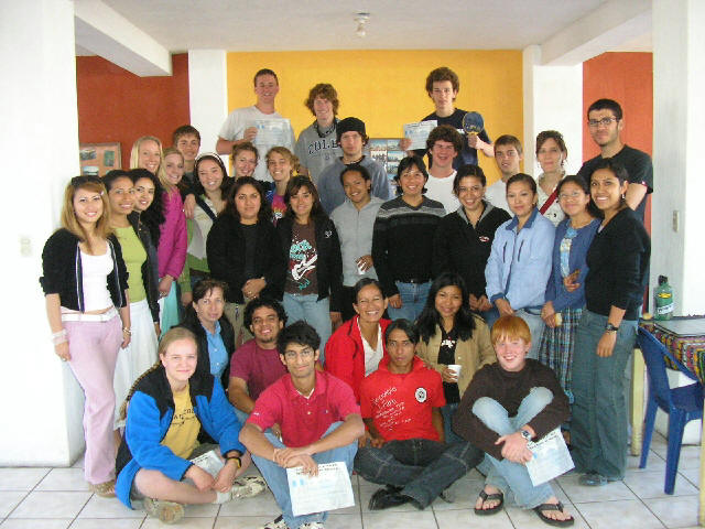 Dynamic students from the USA at Guatemalensis Spanish School