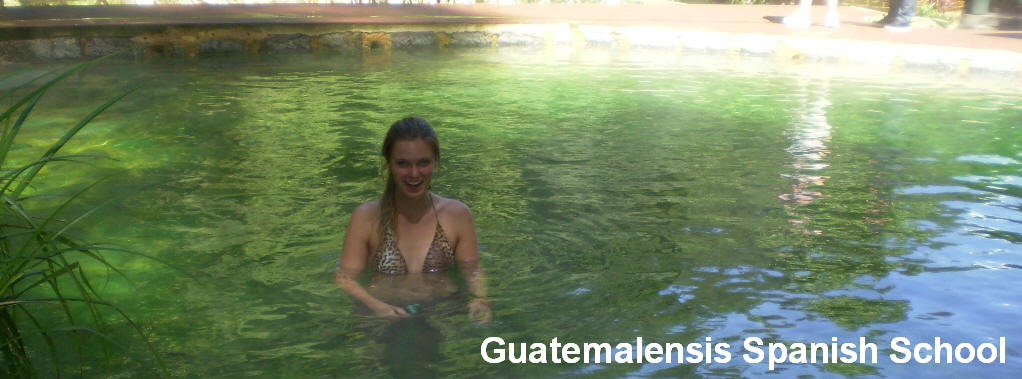 Relaxed time at the hot springs into the cloud forest.