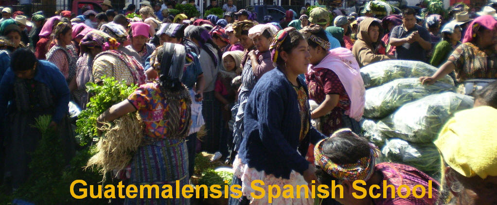 Guatemala is the only country in which you will find colorfull markets.