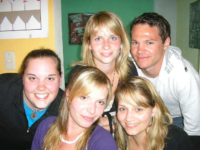 Hang out with good friends from Germany and the USA.