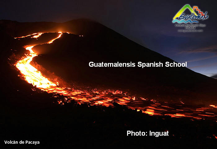 The classic active volcano of Guatemala.
