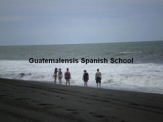 If you are enrolled at Guatemalensis Spanish School, then you will have the opportunity to enjoy the beautiful black sand beaches of our pacific coast.
