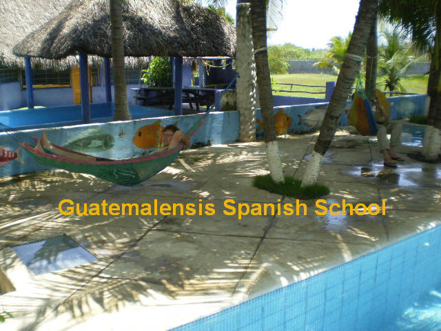 Nice hotels, restaurants and beach at Monterrico