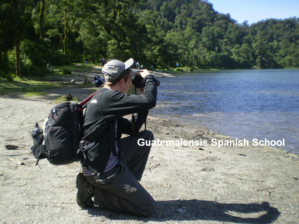 Pristine Chicabal lagoon, nested in the summit of a volcano, a paradise for photographers. Guatemalensis Spanish School and Xinka tours brings you there.